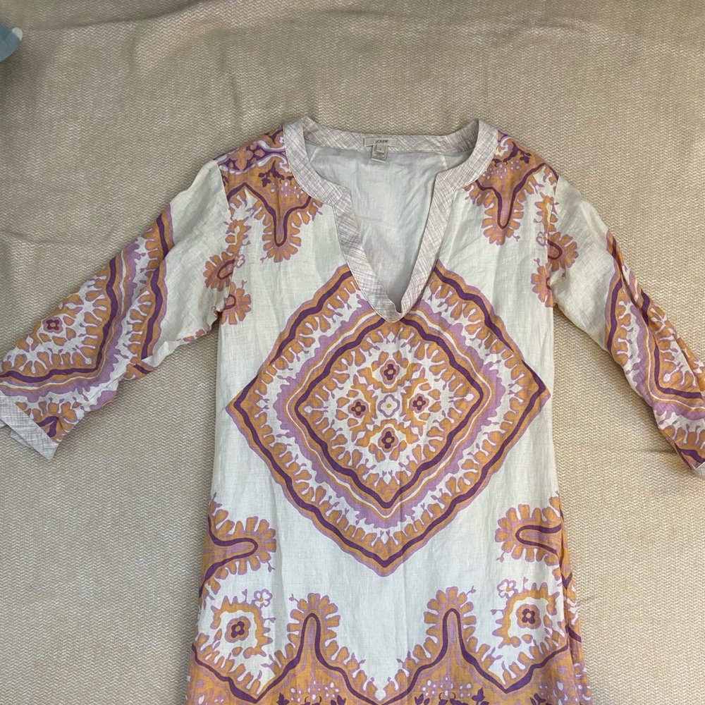 Beautiful Jcrew linen tunic size 2